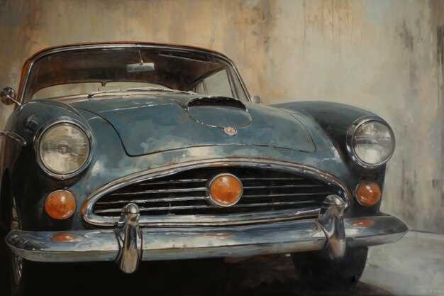 Painting techniques for vintage cars
